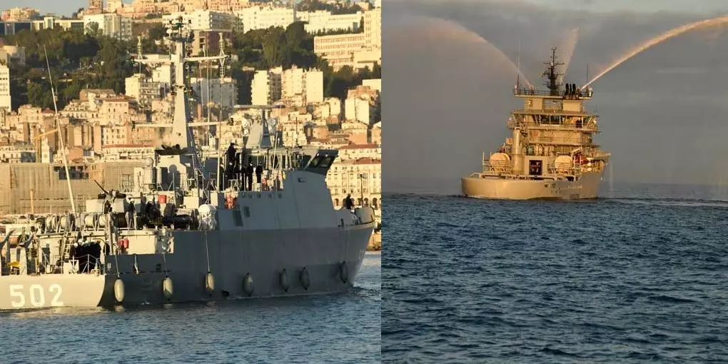 Forces Navales : L’Algérie réceptionne un nouveau navire de guerre