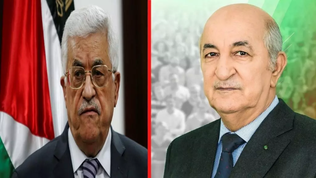 Tebboune reçoit un appel téléphonie de son homologue Palestinien