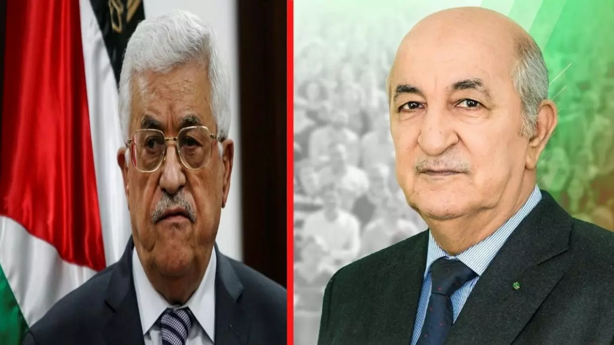 Tebboune reçoit un appel téléphonie de son homologue Palestinien