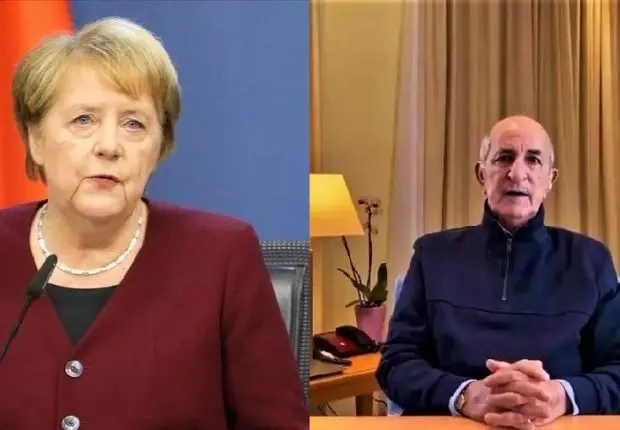 Tebboune reçoit un appel téléphonique d’Angela Merkel