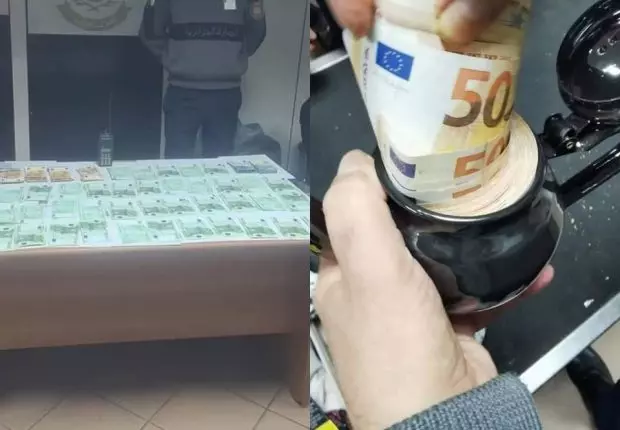 Mise en échec d’une tentative de contrebande de plus de 53 mille euros à l’aéroport d’Alger 