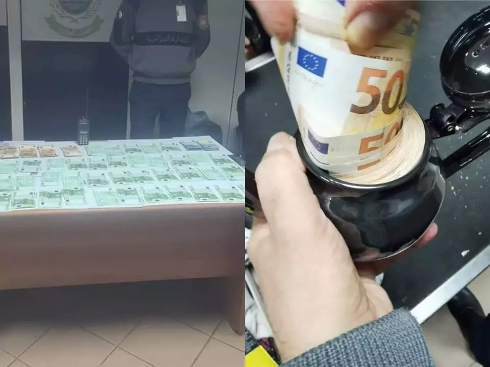 Mise en échec d’une tentative de contrebande de plus de 53 mille euros à l’aéroport d’Alger 