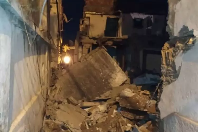 Effondrement d’une façade d’une vieille bâtisse à la Casbah d’Alger