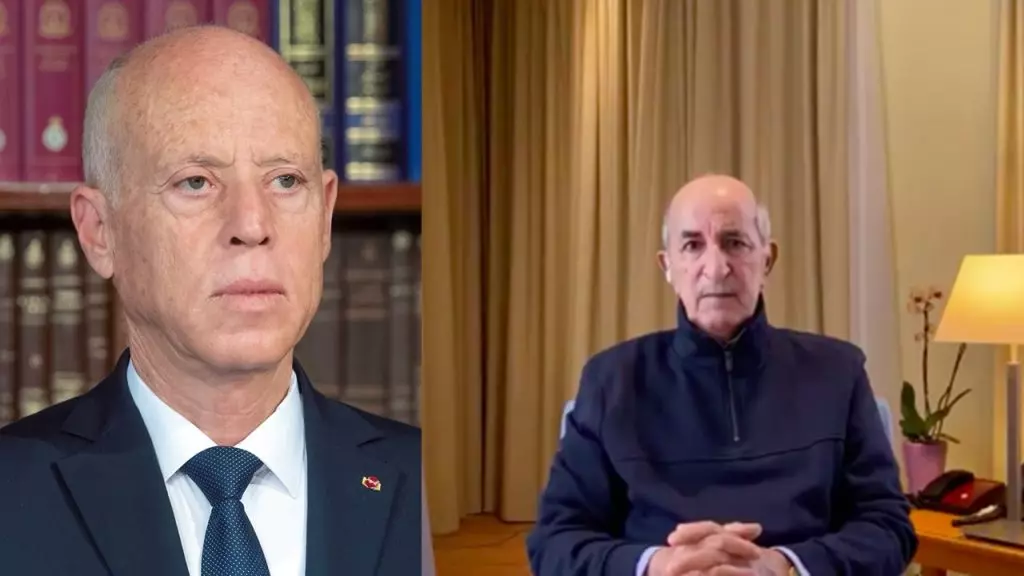 Tebboune reçoit un appel téléphonique de Kaïs Saïed