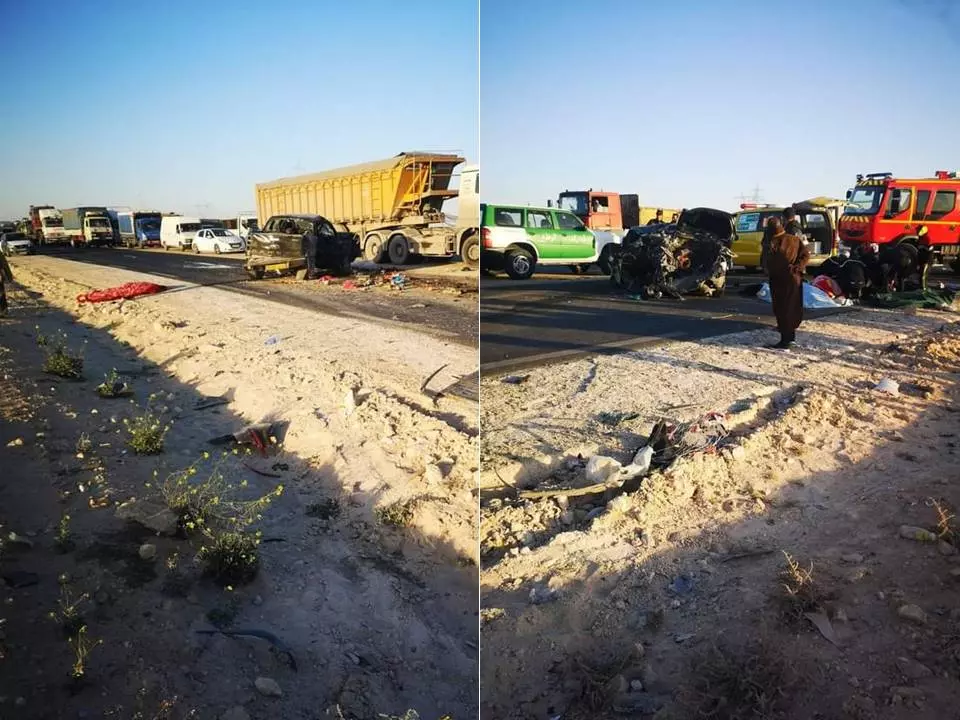 Sept morts dans un accident de la route entre El Oued et Biskra
