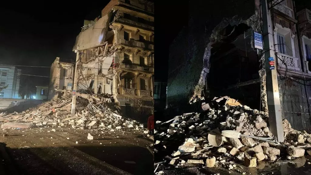 Vidéo. Oran : Effondrement partiel d’un immeuble
