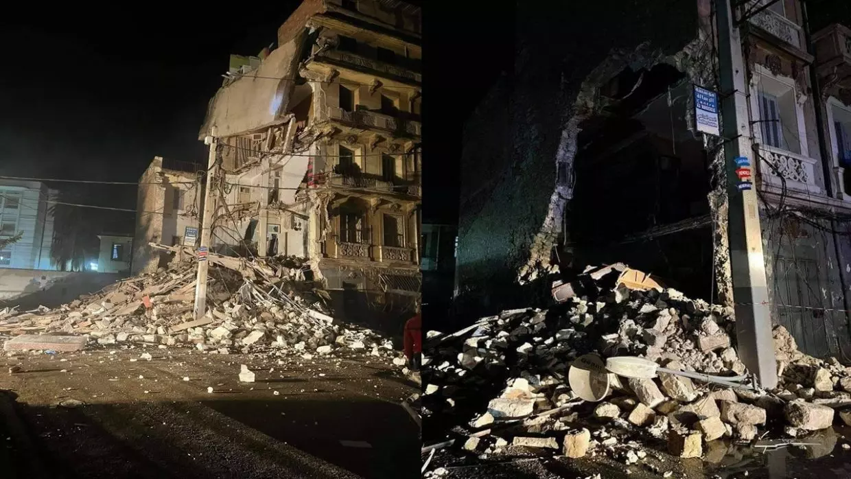 Vidéo. Oran : Effondrement partiel d’un immeuble