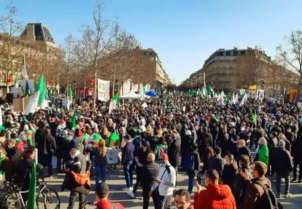 2e anniversaire du Hirak : Manifestation des Algériens en France