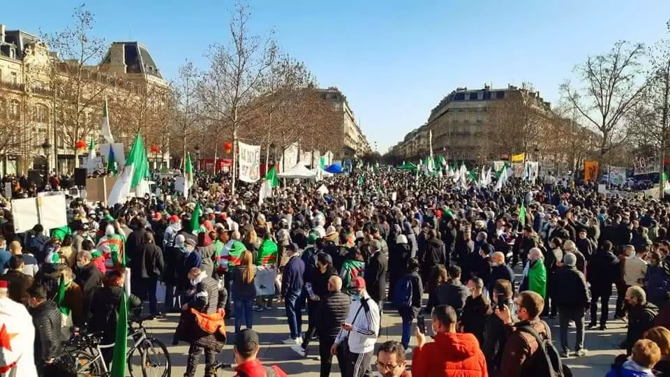 2e anniversaire du Hirak : Manifestation des Algériens en France