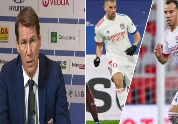 OL : Rudi Garcia commente la prestation de Slimani et Benlamri