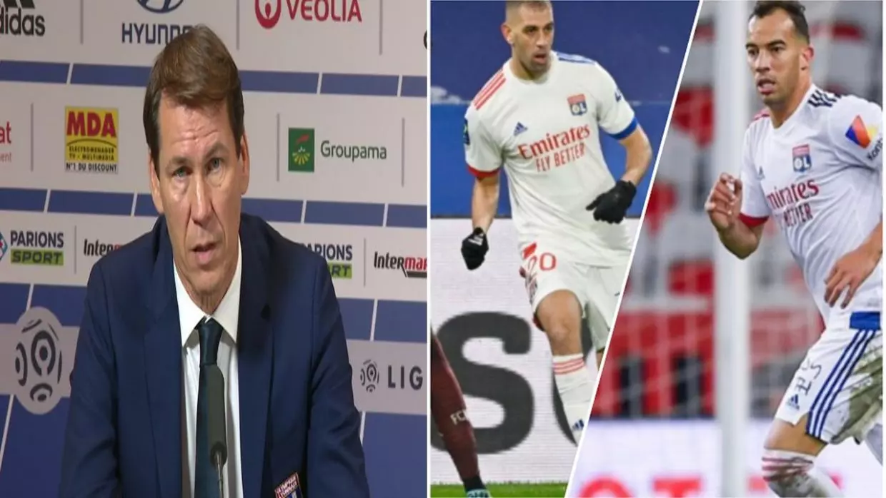 OL : Rudi Garcia commente la prestation de Slimani et Benlamri
