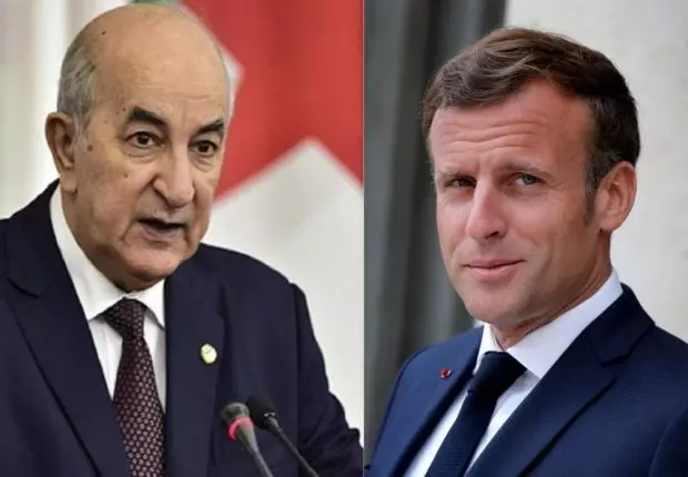Tebboune reçoit un appel téléphonique de Macron