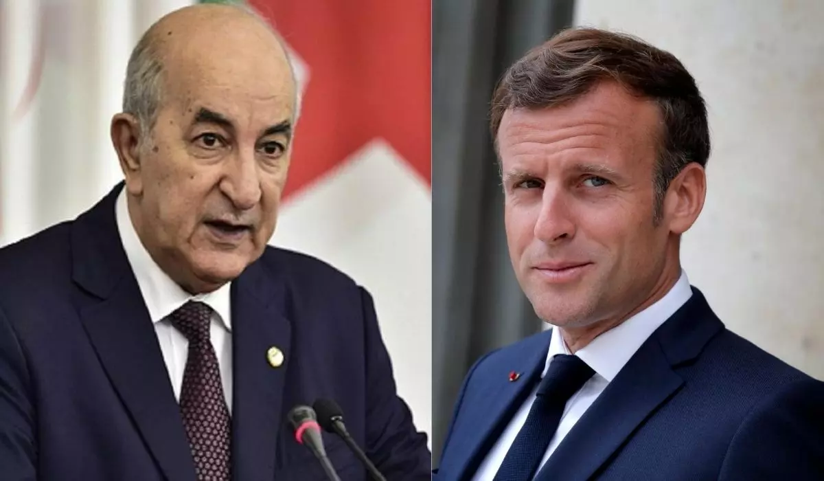 Tebboune reçoit un appel téléphonique de Macron