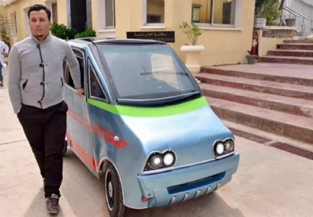 Oussama Touaba, l’inventeur d’une voiture électrique 100 % Algérienne