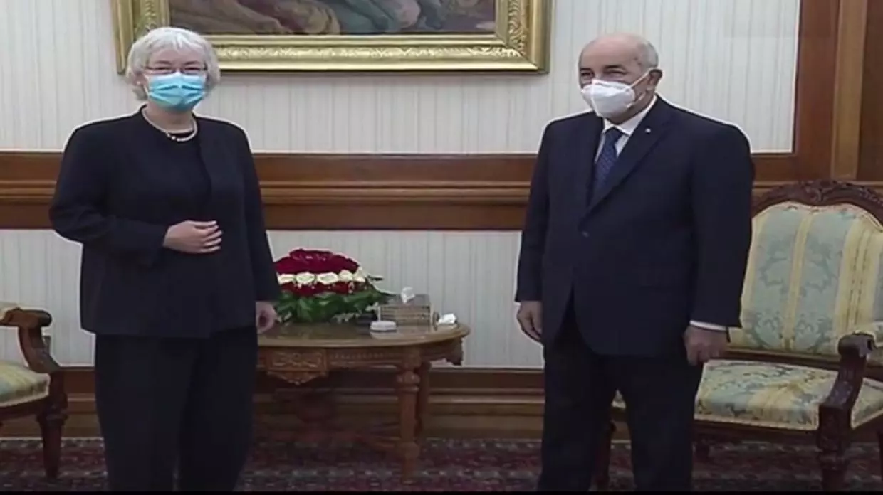 Tebboune reçoit l&rsquo;ambassadrice Allemande en Algérie