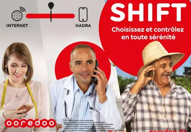 « Shift », la nouvelle offre d&rsquo;Ooredoo Algérie pour les professionnels