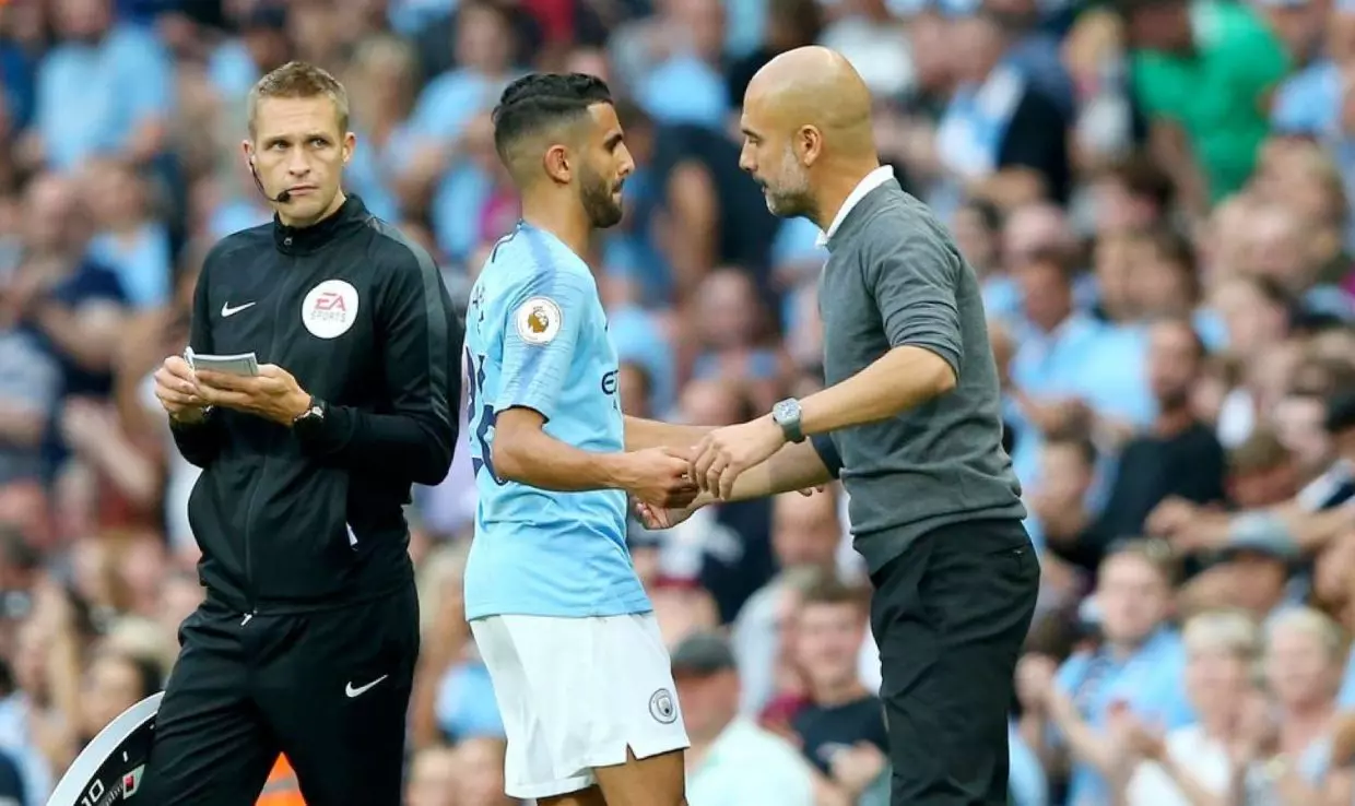 Quand Pep Guardiola fait l’éloge de Riyad Mahrez