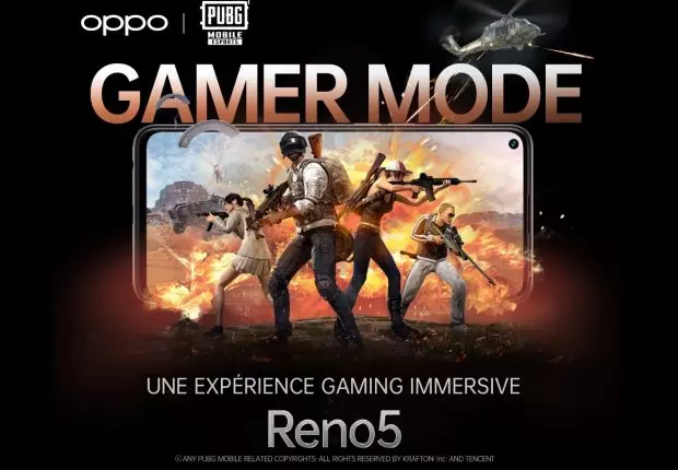 OPPO Reno 5, désigné smartphone officiel de « PUBG MOBILE Esports »