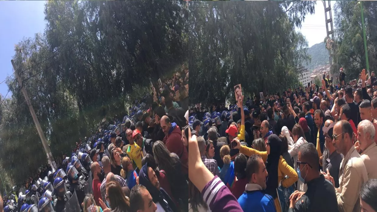 111ᵉ mardi du Hirak : marche empéchée a Tizi Ouzou