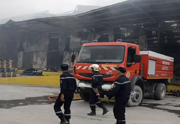 Incendie à Annaba : un pompier mort et un autre blessé