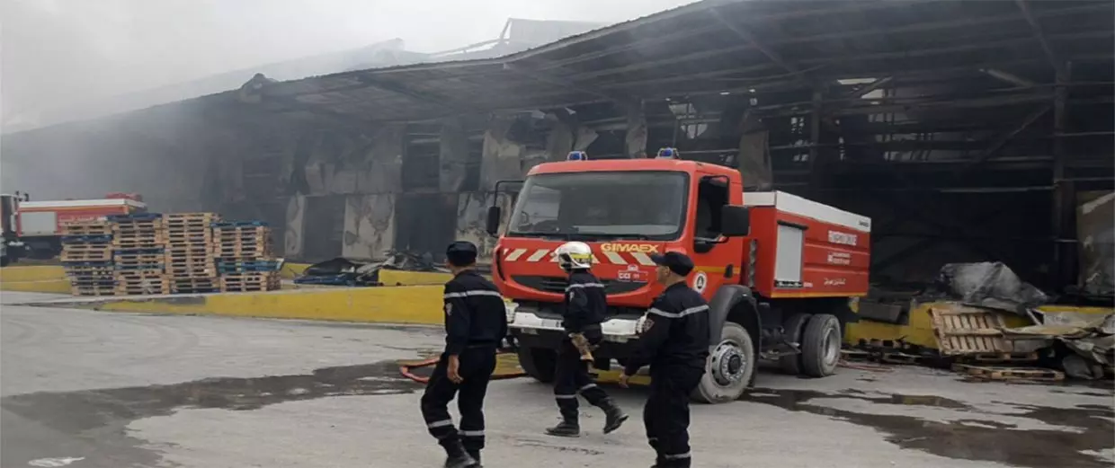 Incendie à Annaba : un pompier mort et un autre blessé