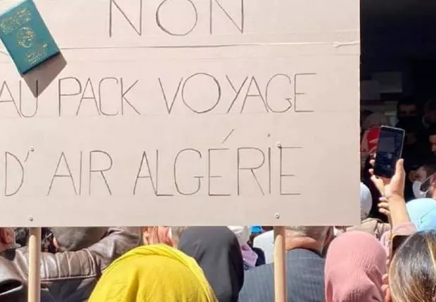 France : manifestations des algériens contre les conditions de reprise des vols