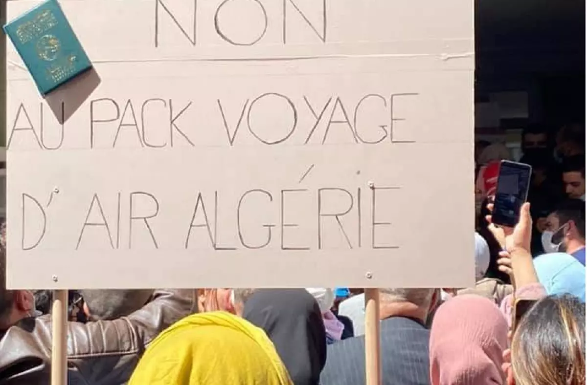 France : manifestations des algériens contre les conditions de reprise des vols