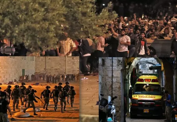 Palestine : La police israélienne fait plus de 100 blessés à El Qods