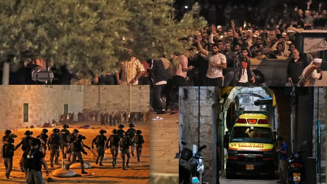 Palestine : La police israélienne fait plus de 100 blessés à El Qods