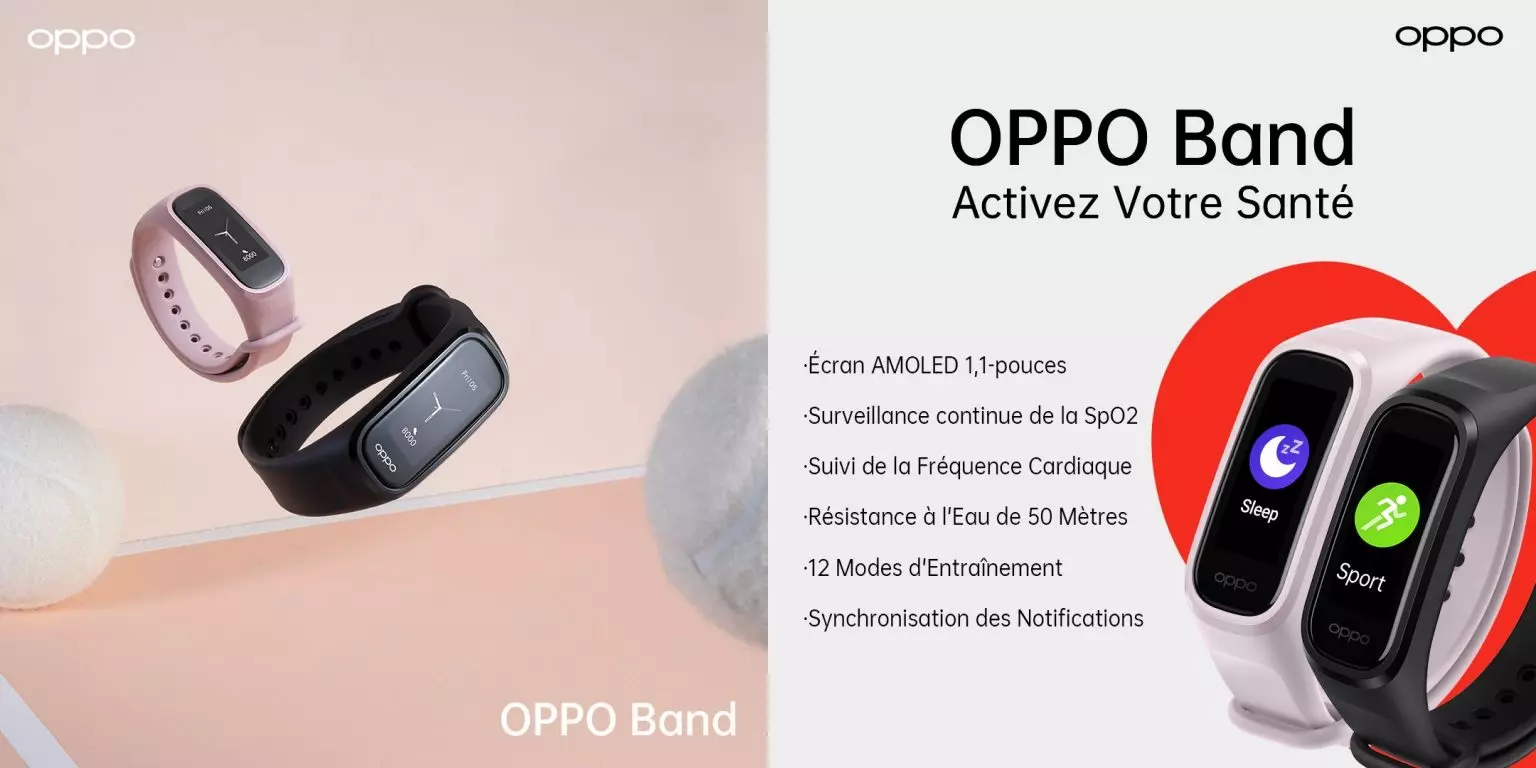 Oppo Algérie lance le OPPO Band (prix et caractéristiques)
