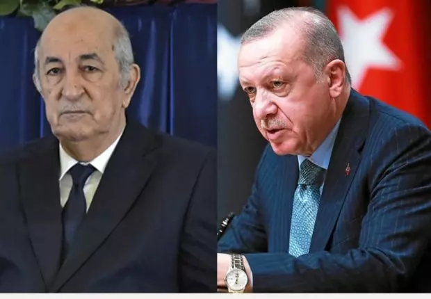 Tebboune et Erdogan abordent la question palestinienne
