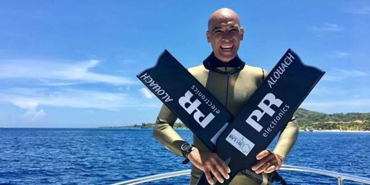 Apnée en profondeur : l’Algérien Abdel Alouach bat un record du monde