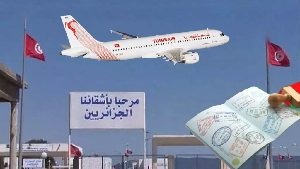 Tunisie : 4 conditions imposées aux voyageurs algériens