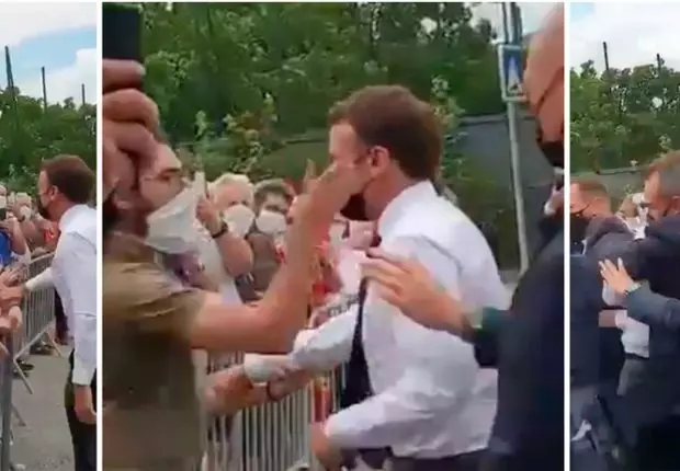 France : Macron giflé lors d’un déplacement dans la Drôme