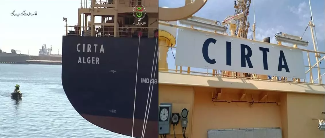 « Cirta », le nouveau navire de transport réceptionné par l’Algérie