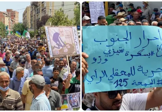125e vendredi du Hirak : Mobilisation Intacte à Tizi-Ouzou