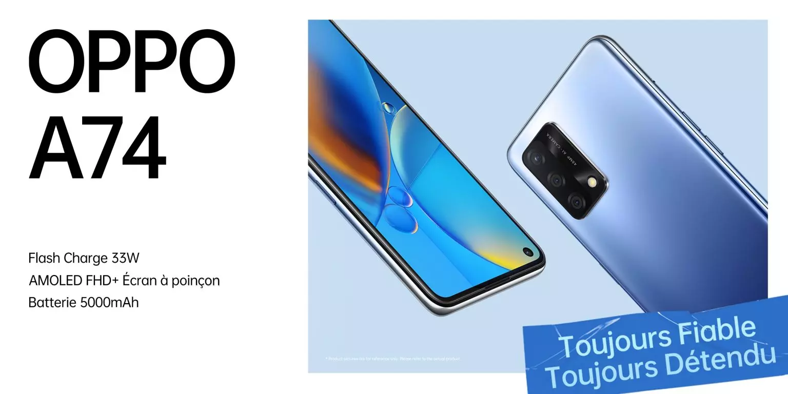 OPPO lance le nouveau OPPO A74 en Algérie