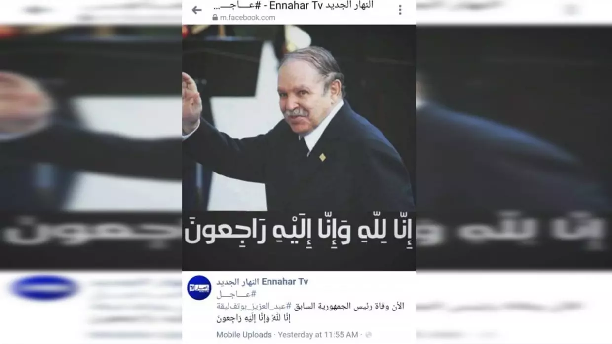 Bouteflika victime de fakenews