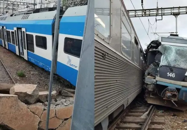 Accident ferroviaire à Alger : un train déraille à la gare d’Agha