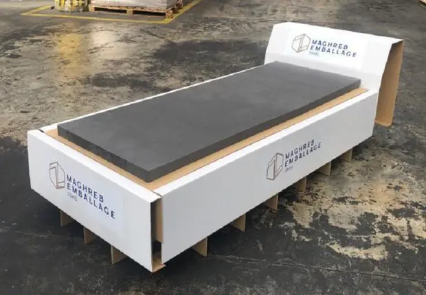 Maghreb emballage produit le 1er lit en carton pour les hôpitaux Algériens