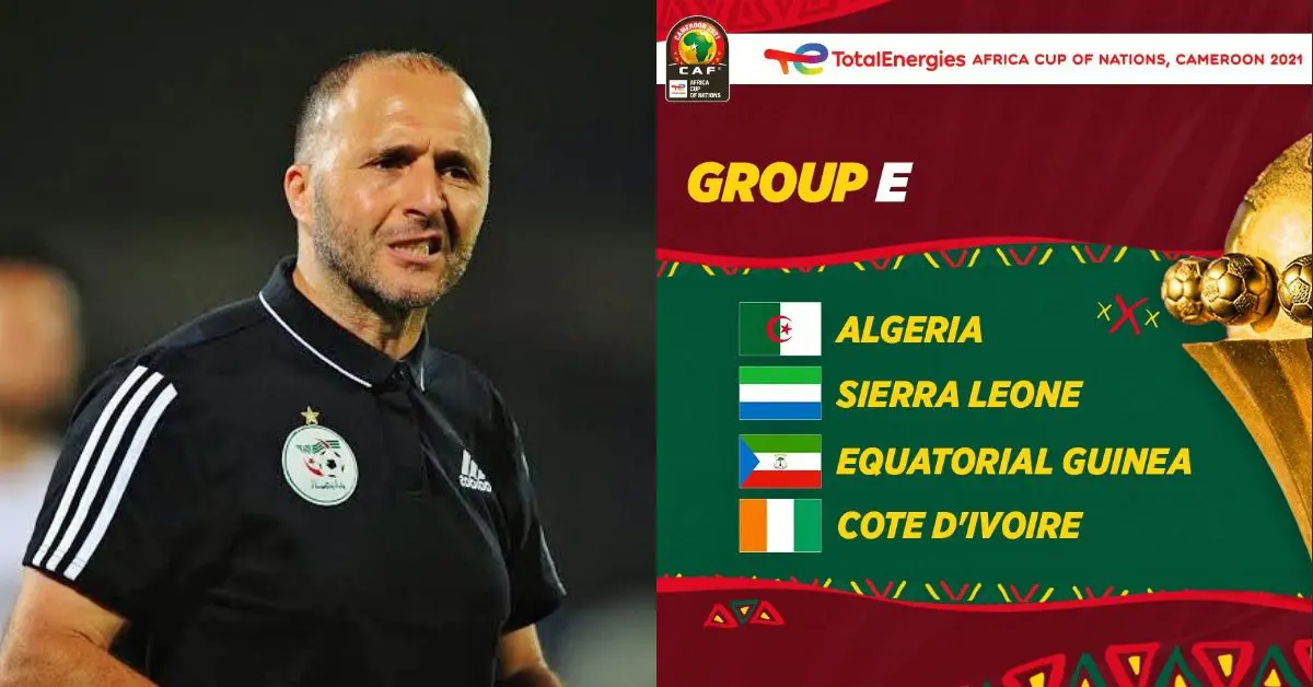 CAN 2021 : Belmadi s’exprime sur les résultats du tirage au sort