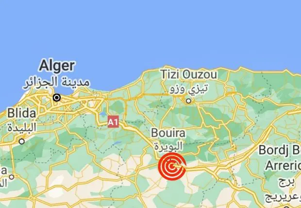 Tremblement de terre dans la wilaya de Bouira