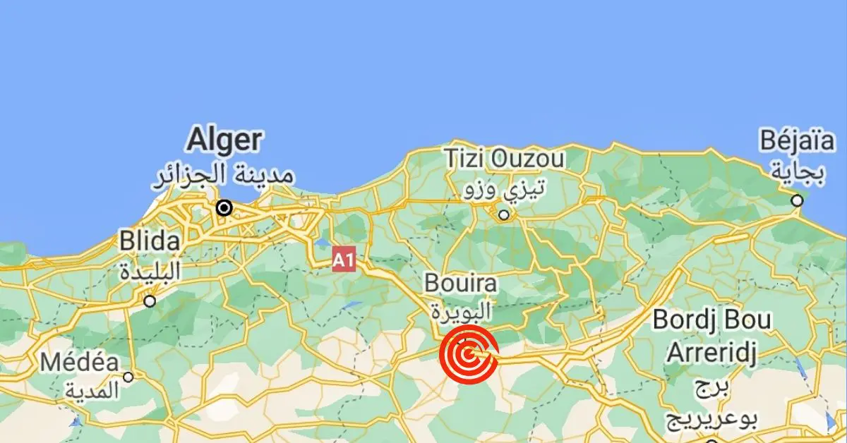 Tremblement de terre dans la wilaya de Bouira