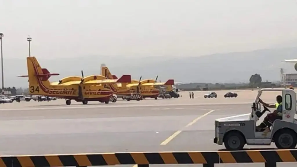 Feux de forêt en Algérie : arrivée de deux canadairs à Alger