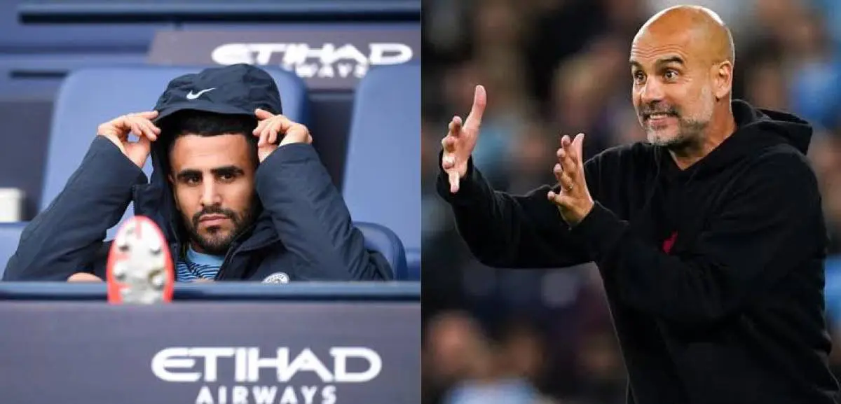 Mahrez encore absent dans le 11 entrant, Guardiola toujours en colère ?