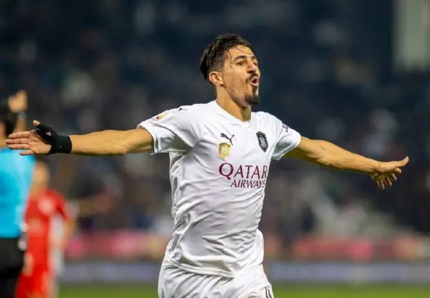 Bounedjah signe un but « ronaldesque » sous les yeux de Belmadi