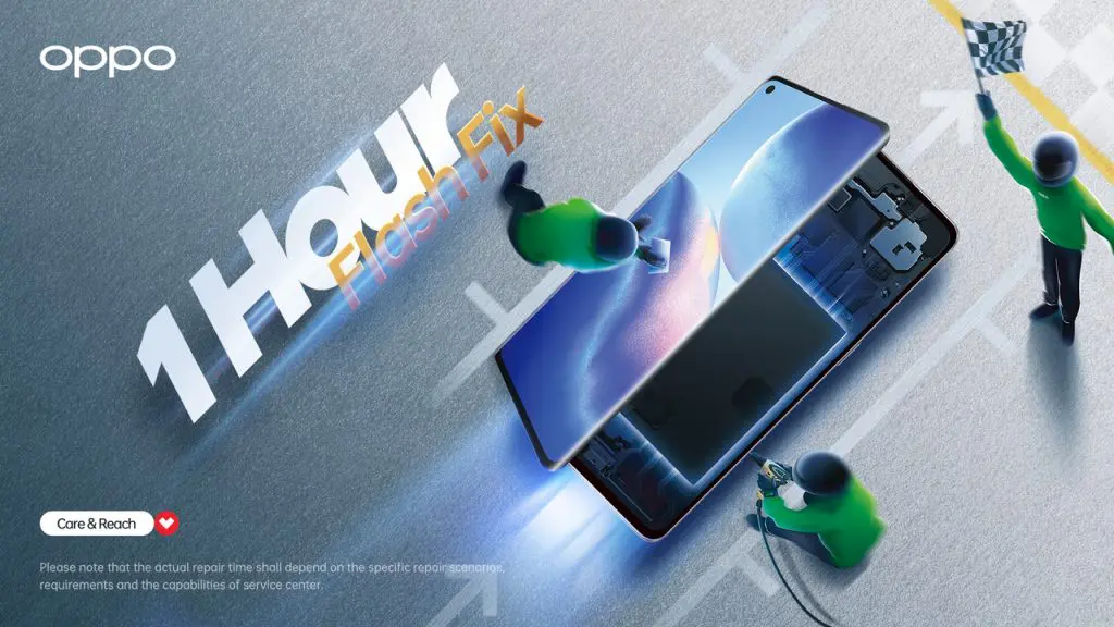 OPPO Algérie lance le service « réparation flash d’une heure »