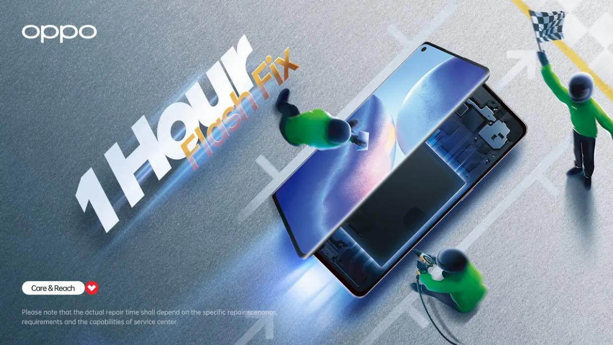 OPPO Algérie lance le service « réparation flash d’une heure »