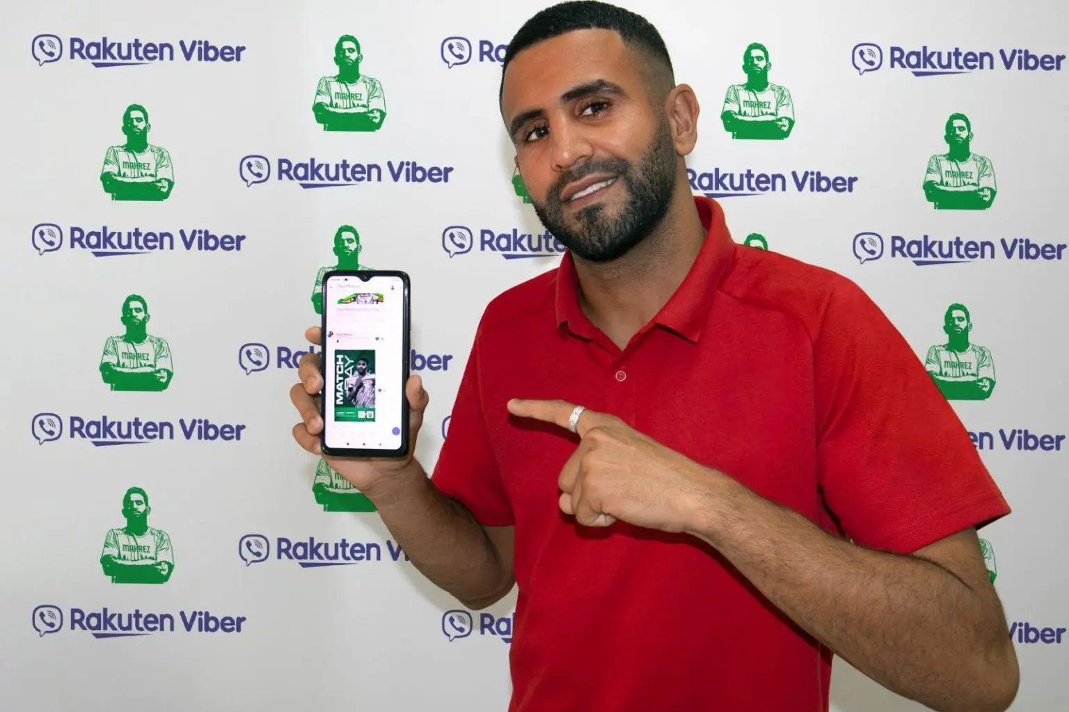 Riyad Mahrez débarque sur Viber