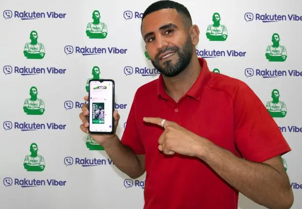Riyad Mahrez débarque sur Viber
